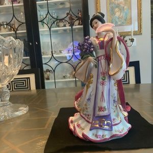 Maiden of the Garden by Lena 1982 Porcelain Figurine 10" H Limited Edison